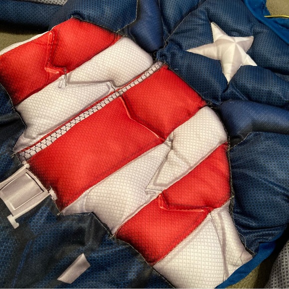 NWOT Captain America Avengers Costume Classic Muscle Child Halloween Size L - Picture 9 of 13